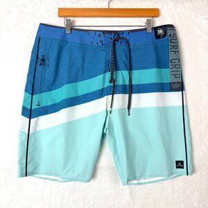 NEW RIPCURL 20" Mid Length Surf Grip 9" Board Shorts 36